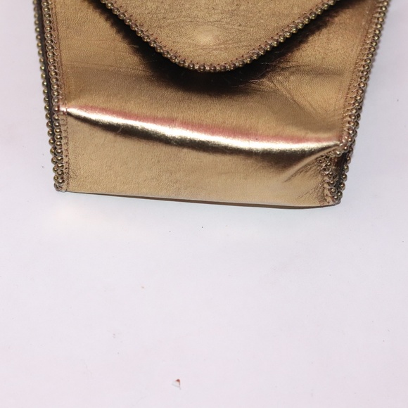 LEATHEROCK NINA ARJANI GOLD LEATHER CROSSBODY - Picture 3 of 5